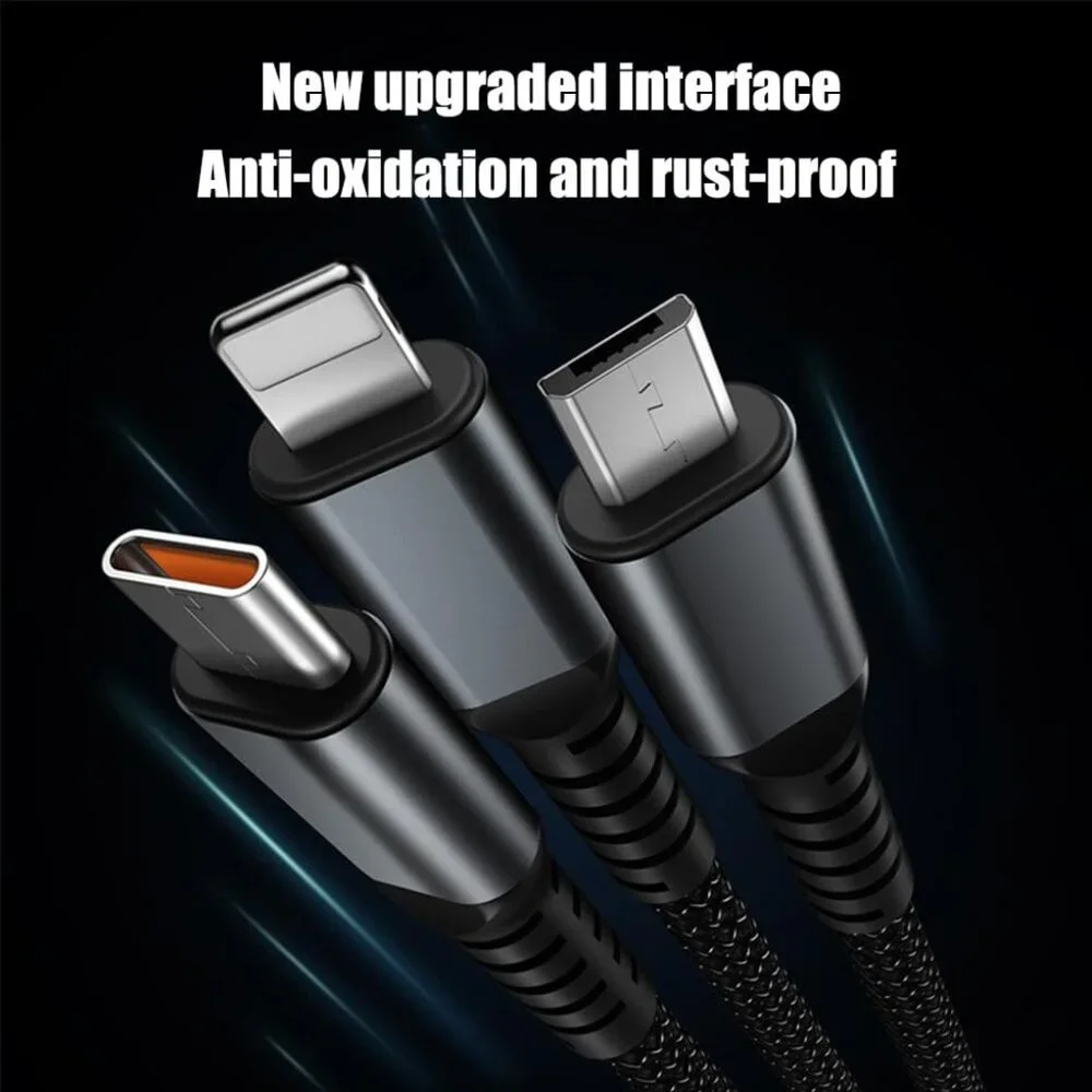 Super Fast Charging 3-in-1 Data Cable
